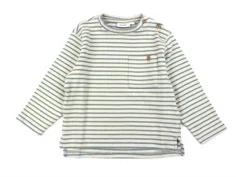 Lil Atelier smoke blue stribet loose bluse